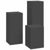 Augalų stovas 3 pcs Juoda Plienas