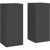Augalų stovas 2 pcs Juoda 24 x 24 x 55 cm Plienas