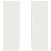 Augalų stovas 2 pcs Balta 24 x 24 x 75 cm Plienas