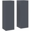 Augalų stovas 2 pcs Antracitas 24 x 24 x 75 cm Plienas
