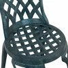 Lauko baldų komplektas Sodo Bistro Rinkinys 3 pcs Žalia Aliuminis