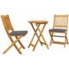 Lauko baldų komplektas Sodo Bistro Rinkinys 3 pcs Ruda Kietos akacijos mediena