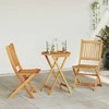 Lauko baldų komplektas Sodo Bistro Rinkinys 3 pcs Ruda Kietos akacijos mediena