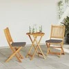 Lauko baldų komplektas Sodo Bistro Rinkinys 3 pcs Ruda Kietos akacijos mediena
