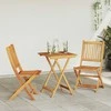 Lauko baldų komplektas Sodo Bistro Rinkinys 3 pcs Ruda Kietos akacijos mediena