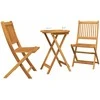 Lauko baldų komplektas Sodo Bistro Rinkinys 3 pcs Ruda Kietos akacijos mediena