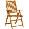 Lauko baldų komplektas Sodo valgomojo komplektas 5 pcs Ruda Kietos akacijos mediena