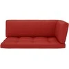 Lauko baldų komplektas Dvivietė sofa iš palečių su pagalvėlėmis, impregnuota pušis