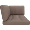 Lauko baldų komplektas Dvivietė sofa iš palečių su pagalvėlėmis, impregnuota pušis