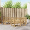 Lauko baldų komplektas Lauko sofos komplektas 7 vnt. 7 vietos Baltas Solid Acacia Wood