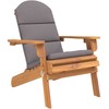 Lauko baldų komplektas Sodo adirondack komplektas, 5 dalių, akacijos medienos masyvas