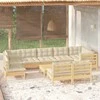 Sodo komplektas su pagalvėlėmis, 10 dalių, pušies masyvas