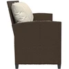 Lauko baldų komplektas Sodo sofa, 5 vietų, su pagalvėlėmis, ruda, poliratanas