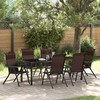 Sodo valgomojo komplektas 7 pcs Ruda