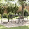 Sodo valgomojo komplektas 5 pcs Juoda