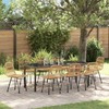 Sodo valgomojo komplektas 9 pcs Ruda