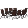 Sodo valgomojo komplektas 9 pcs Ruda