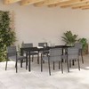 Sodo valgomojo komplektas 6 pcs Pilka