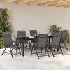 Sodo valgomojo komplektas 7 pcs Pilka