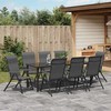 Sodo valgomojo komplektas 9 pcs Pilka
