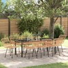 Sodo valgomojo komplektas 9 pcs Ruda
