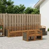 Lauko baldų komplektas Lauko sofos komplektas 7 vnt.