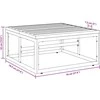 Lauko Baldai Antracitas 70 x 70,5 x 32 cm Plienas