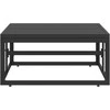 Lauko Baldai Juoda 70 x 70 x 32 cm metalas