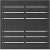 Lauko Baldai Juoda 70 x 70 x 32 cm metalas