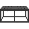 Lauko Baldai Juoda 70 x 70 x 32 cm metalas
