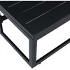 Lauko Baldai Juoda 70 x 70 x 32 cm metalas