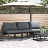 Lauko Baldai 3 Vienetas Antracitas 80 x 80 x 71 cm Plienas