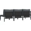 Lauko Baldai 3 Vienetas Antracitas 80 x 80 x 71 cm Plienas
