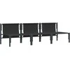 Lauko Baldai 3 Vienetas Antracitas 80 x 80 x 71 cm Plienas