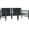 Lauko Baldai 2 Vienetas Antracitas 80 x 80 x 71 cm Plienas
