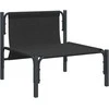 Lauko Baldai su pagalve Antracitas 80 x 80 x 71 cm Plienas