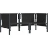 Lauko Baldai 2 Vienetas Antracitas 80 x 80 x 71 cm Plienas