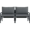 Lauko Baldai 2 Vienetas Antracitas 80 x 80 x 71 cm Plienas