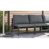 Lauko Baldai su pagalve Antracitas 80 x 80 x 71 cm Plienas