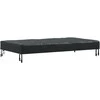 Stalo uždengimas 152 x 92 x 15 cm audinys Stačiakampio Juoda