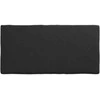 Stalo uždengimas Paprastas Juoda 182 x 92 x 15 cm audinys