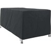 Lauko gultų užvalkalas Juoda 205 x 100 x 70 cm audinys