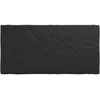 Stalo uždengimas Paprastas Juoda 222 x 102 x 15 cm audinys
