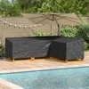 Baldų uždangalas Juodas 260 x 210 x 80 cm 210D Oksfordo audinys