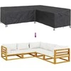 Baldų uždangalas Juodas 270 x 270 x 80 cm 210D Oksfordo audinys