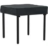 Stalo uždengimas Paprastas Juoda 82 x 82 x 15 cm audinys