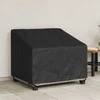 Sodo kėdės dangtis Juoda 96 x 79 x 74 cm 420D Oksfordo audinys