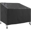 Sodo kėdės dangtis Juoda 96 x 79 x 74 cm 420D Oksfordo audinys