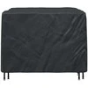 Baldų uždangalas Juoda 135 x 135 x 90 cm 600D Oxford audinys
