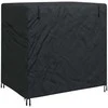 Lauko sūpynių uždangalas Juoda 175 x 125 x 180 cm
